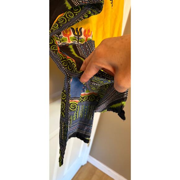 Advance Apparels Multicolor Women's Dashiki Top Shirt Bohemian Tunic Free Size - Picture 5 of 7